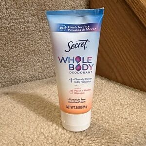 Secret Whole Body Deodorant - Peach & Vanilla Blossom new